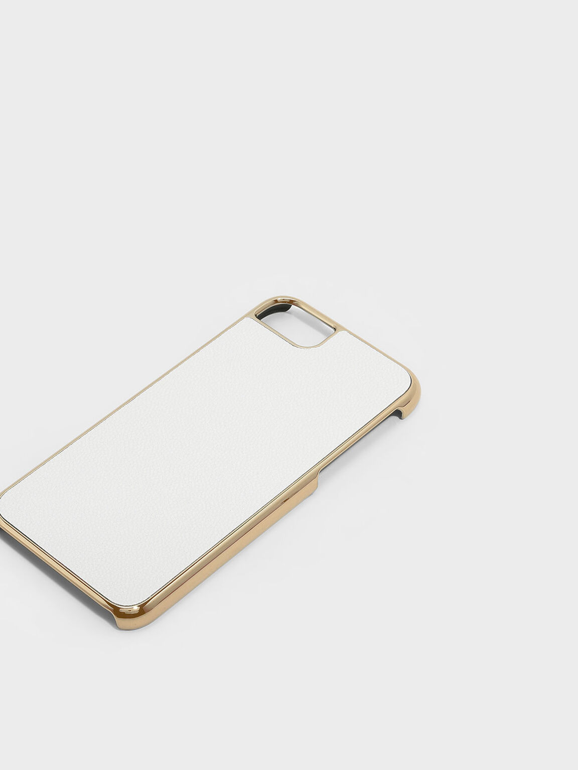 Textured iPhone Case, White, hi-res