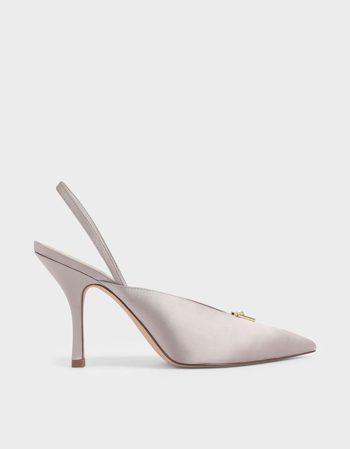 satin embellished heels
