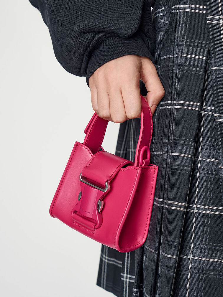 Ivy Top Handle Mini Bag, Red, hi-res