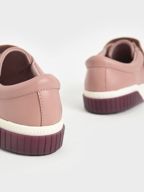 Girls' Platform Sneakers, Pink, hi-res