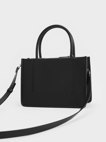 Minibolso tote Daylla, Noir, hi-res