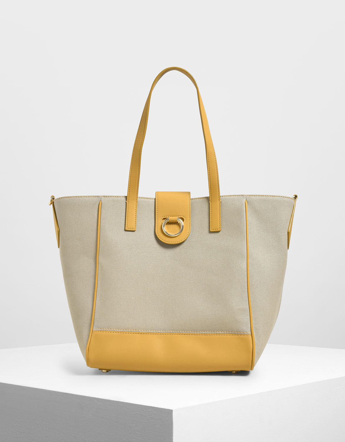 mustard tote bag