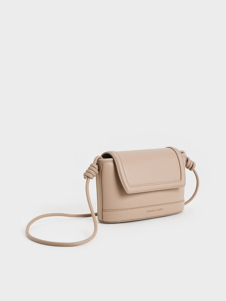Sabine Knotted-Strap Bag, Taupe, hi-res