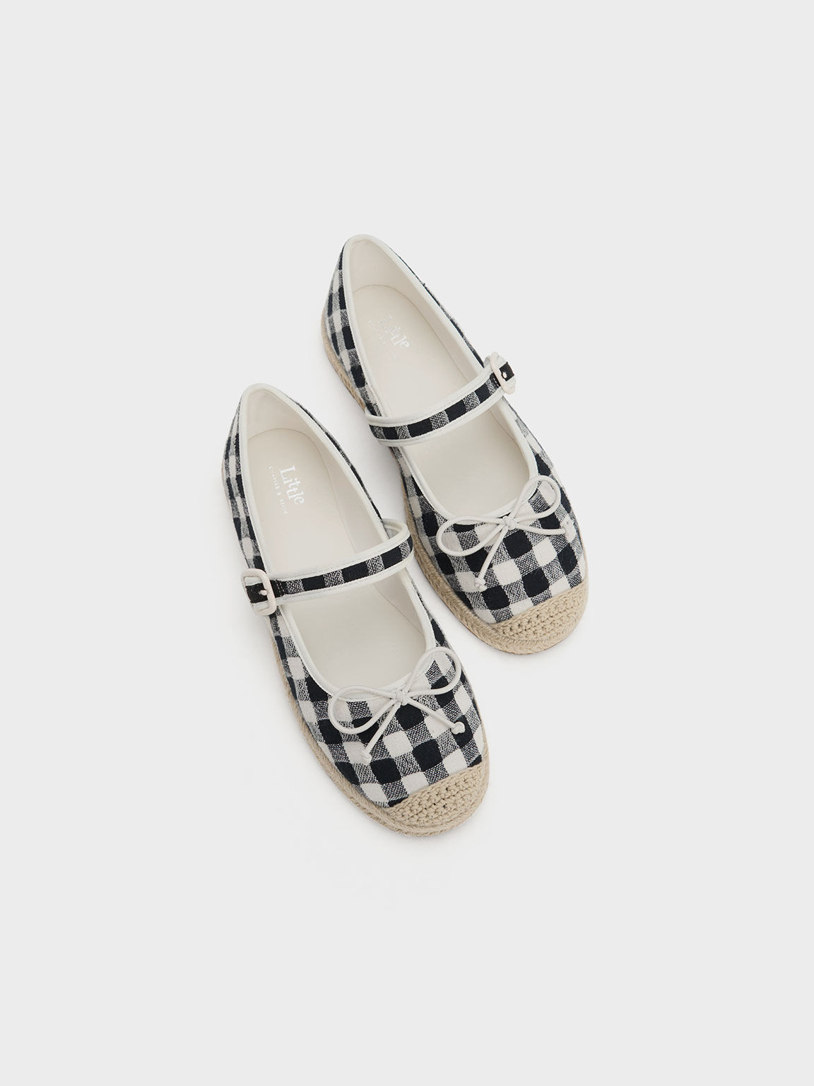 Gingham flat clearance shoes