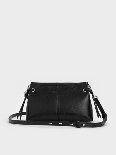 Bolso con asa superior Noane, Noir, hi-res