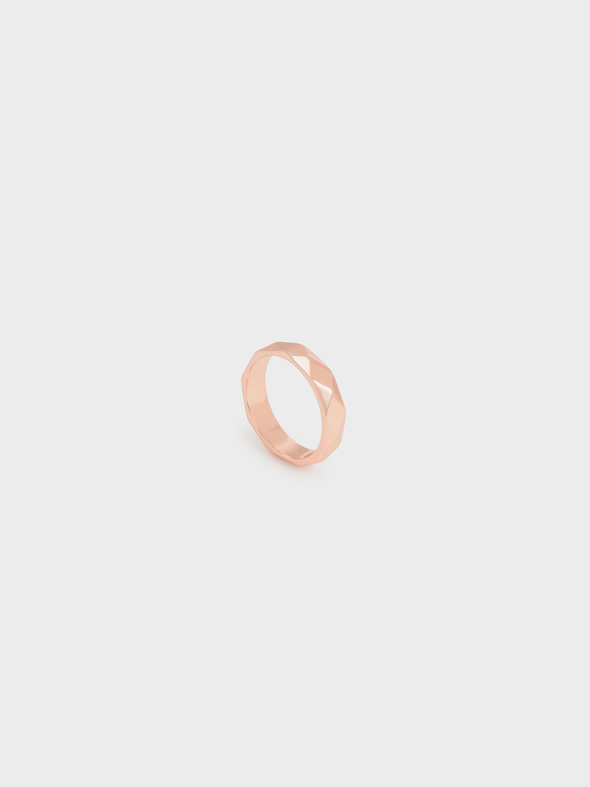 Geometric Ring, Rose Gold, hi-res