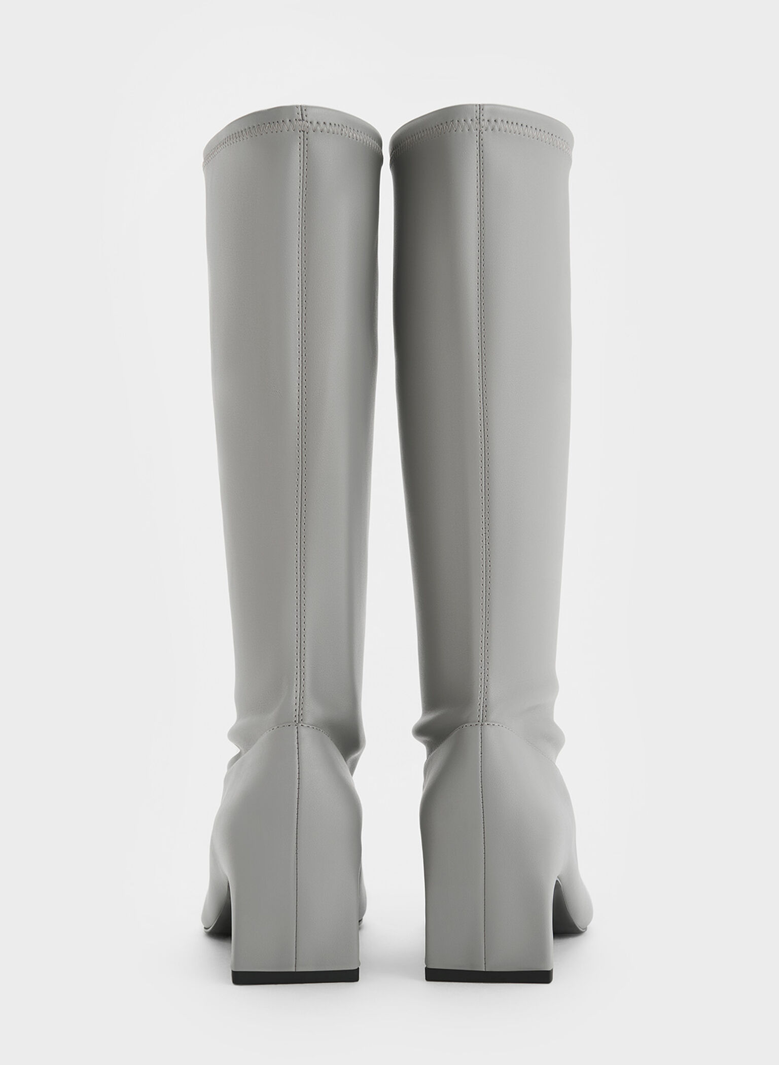 Botines Lorde de punta con tac�n fino, Gris, hi-res