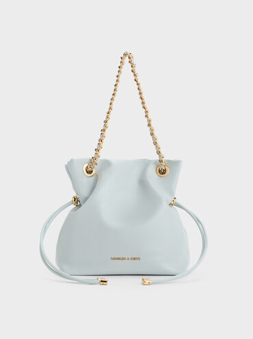 Arya Braided-Chain Crossbody Bag, Sea Salt Blue, hi-res