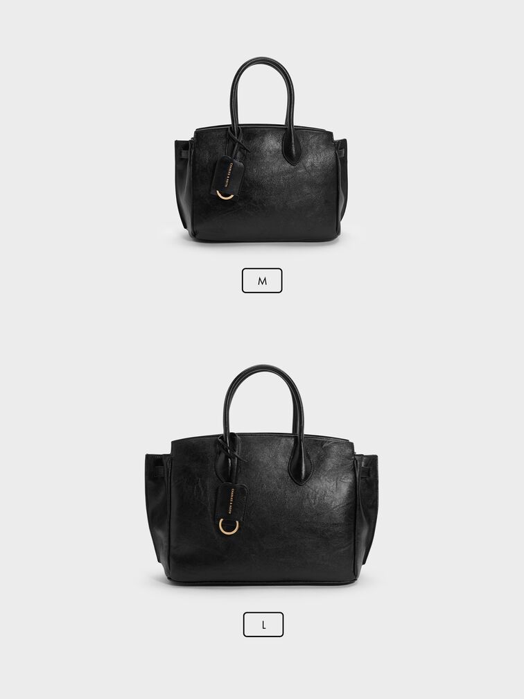 Ginevra Tote Bag, Black, hi-res