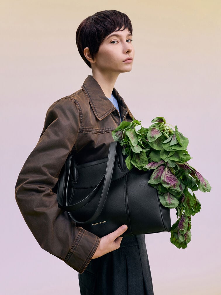 Raon Tote Bag, Black, hi-res