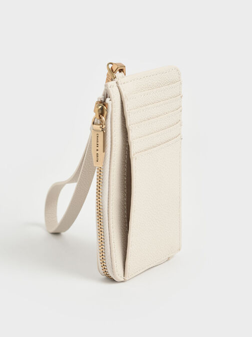 Dixie Multi-Slot Wristlet Card Holder, Cream, hi-res