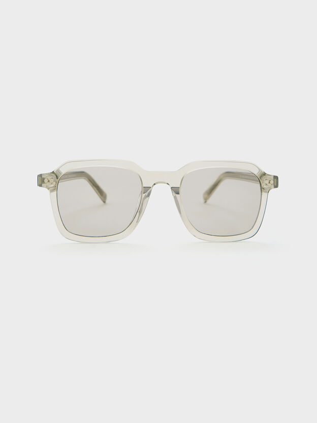Leighton Square Sunglasses, Minted Grey, hi-res