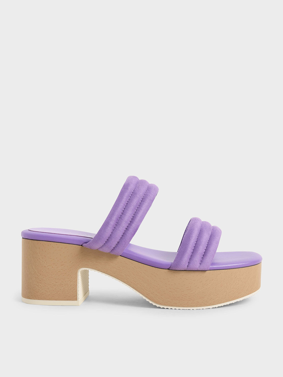 Purple colour store sandals