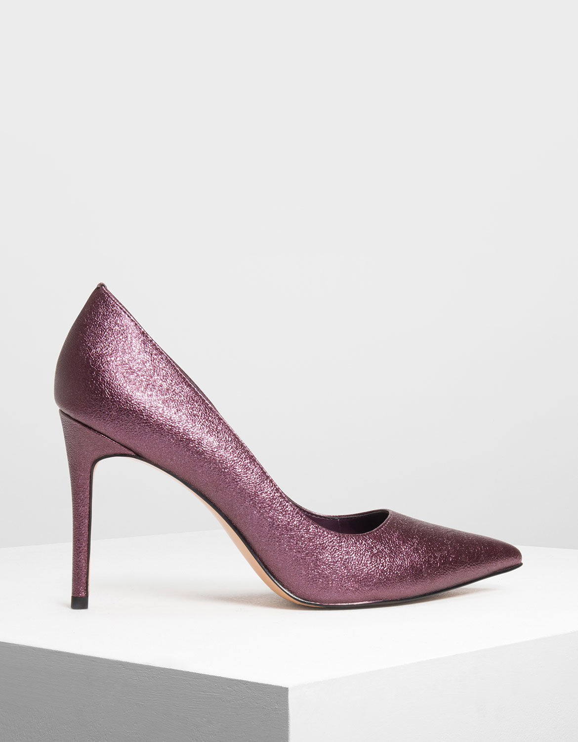 cheap purple pumps