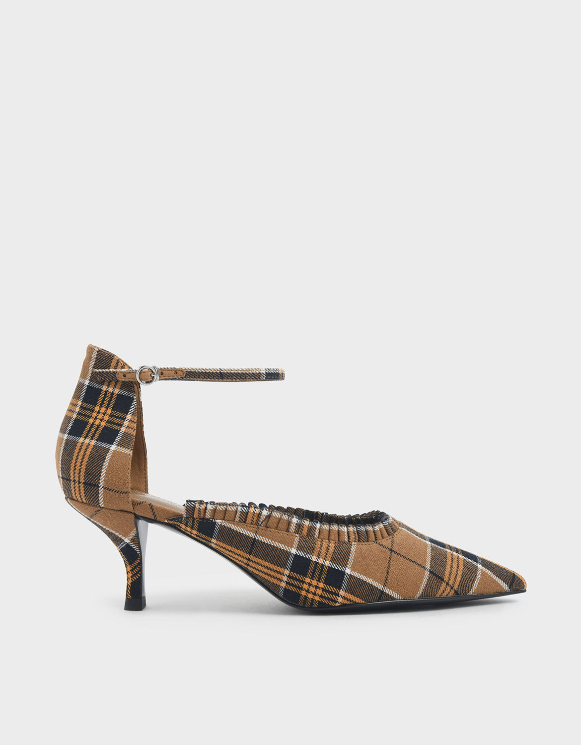 mustard kitten heel shoes