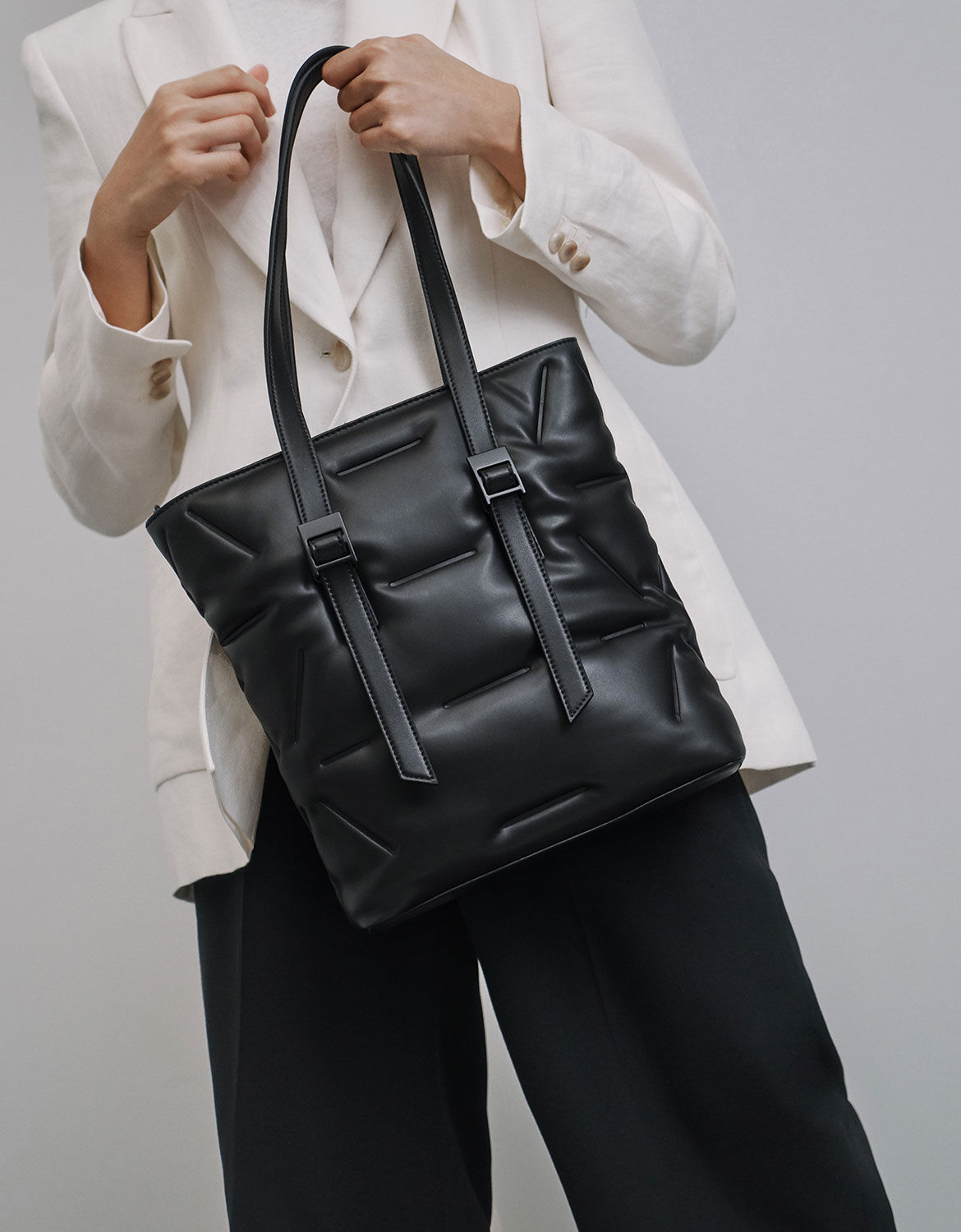 charles and keith puffer bag
