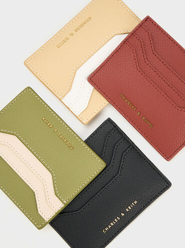 Carli Multi-Slot Card Holder, Black, hi-res
