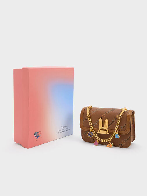 Judy Hopps Metallic Accent Bag, Brown, hi-res