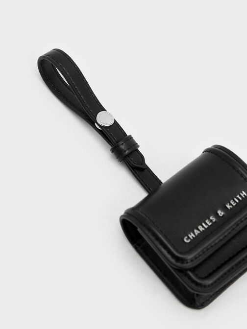 Wristlet AirPods Case, Black, hi-res