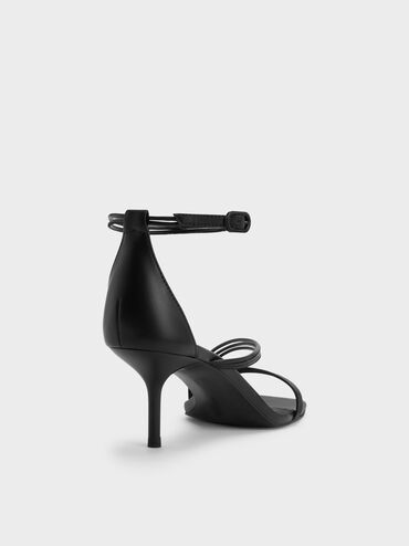 Fianna Ankle-Strap Stiletto Sandals, Black, hi-res