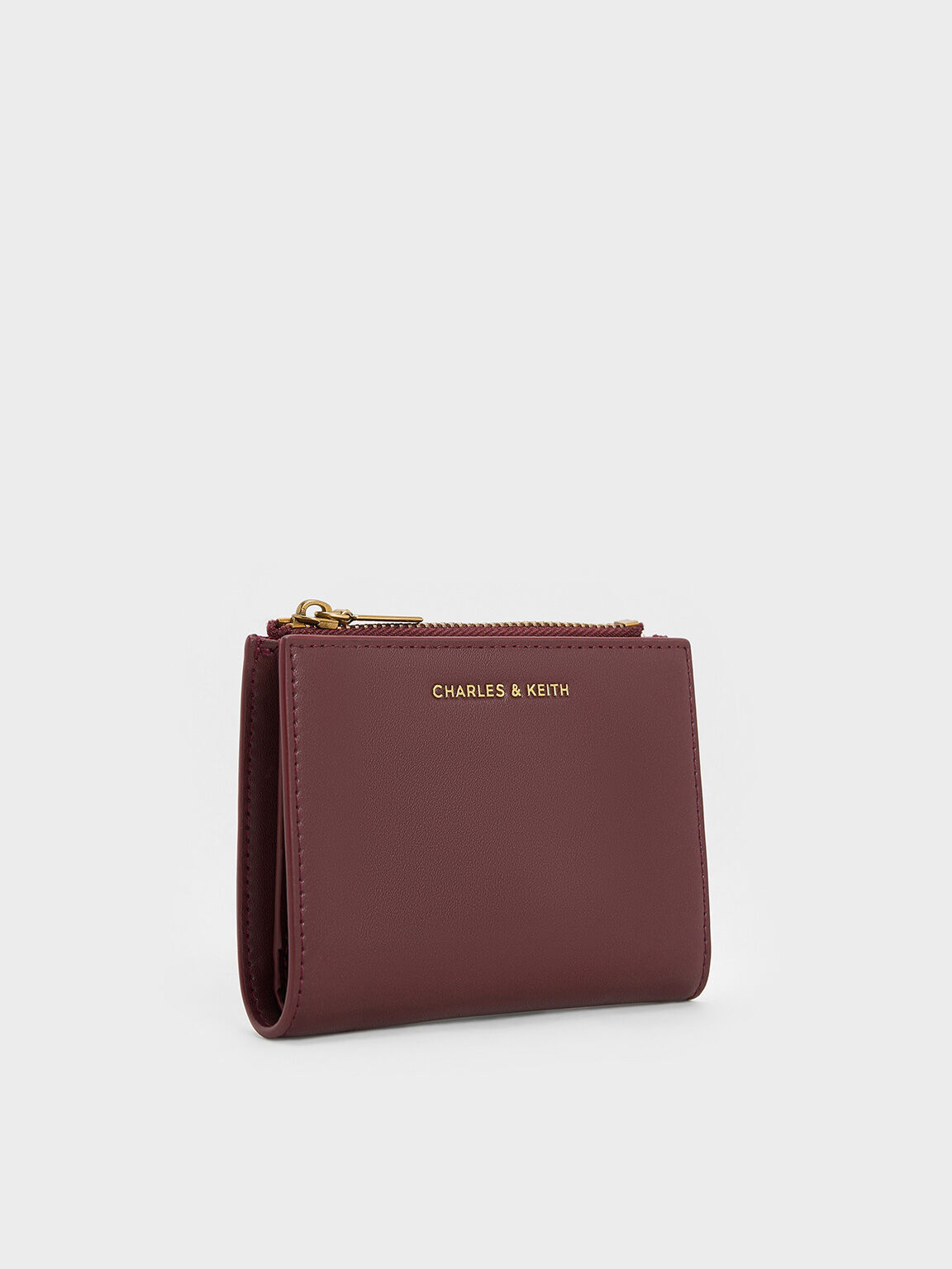 Harmonee Top Zip Small Wallet - Mulberry Plum