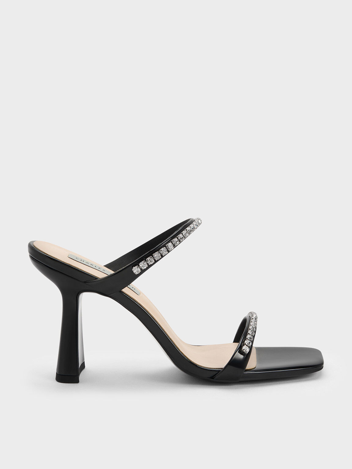 Black heels charles and keith on sale