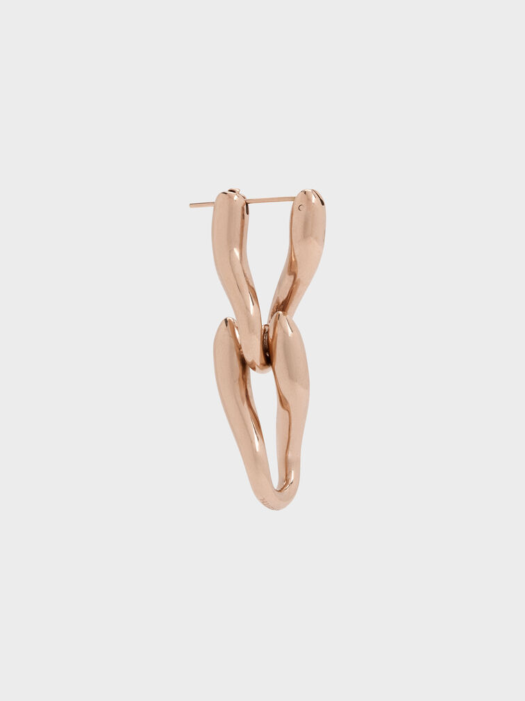 Kris Chain-Link Drop Earrings, Rose Gold, hi-res