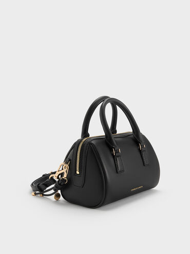 Bolso bowling Everleigh, Negro, hi-res