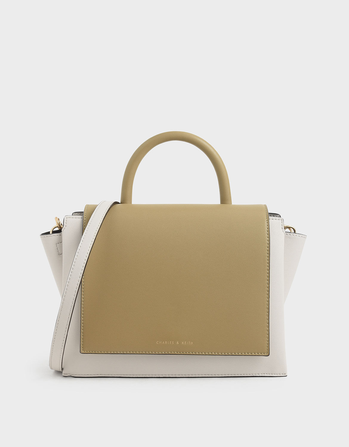 Charles and keith two tone bag clearance