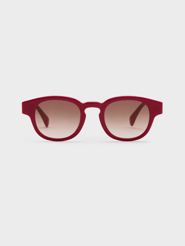Girls' Gabine Sunglasses, Red, hi-res