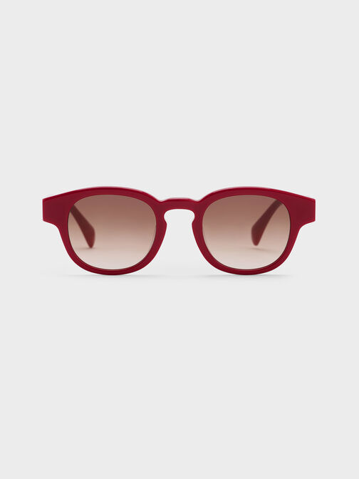 Girls' Gabine Sunglasses, Red, hi-res