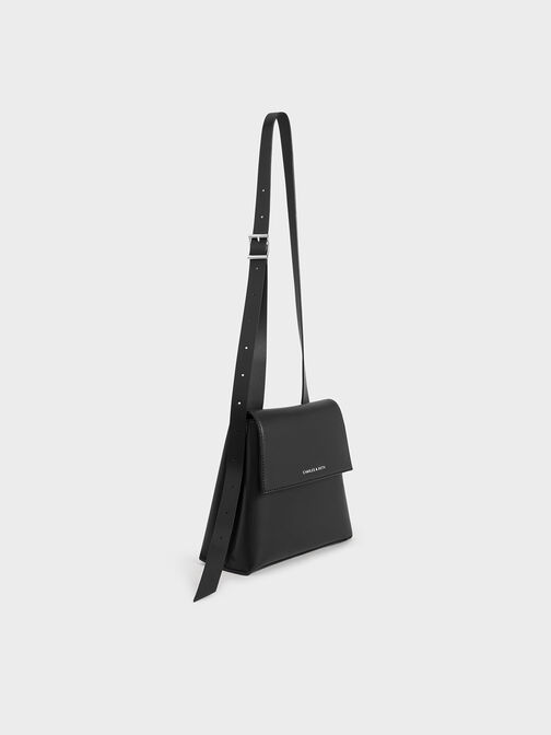 Marceline Trapeze Crossbody Bag, Noir, hi-res