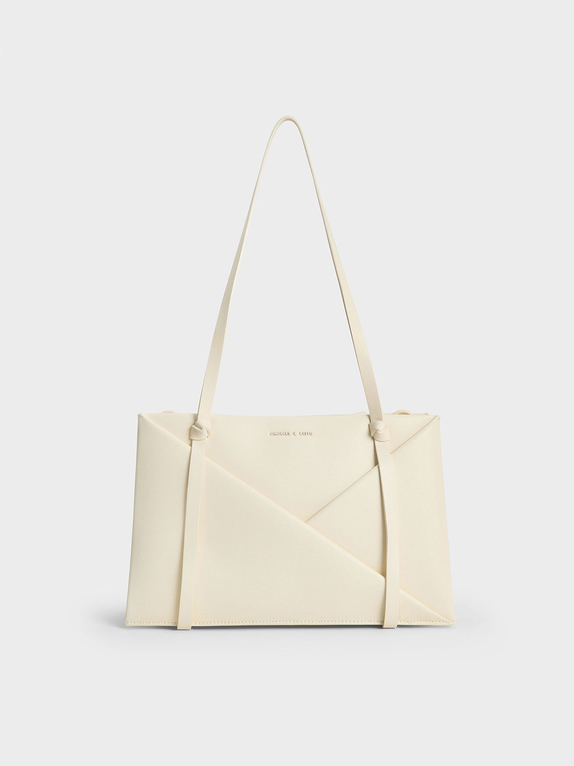 Midori Geometric Tote Bag Cream