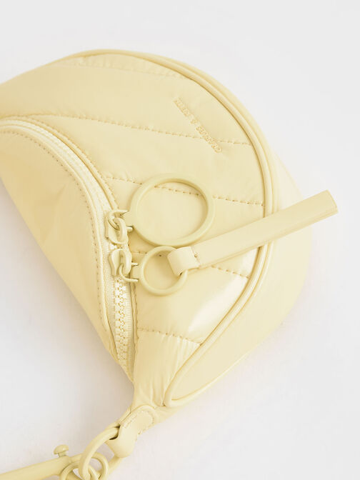 Philomena Glow-In-The-Dark Saddle Bag, Butter, hi-res