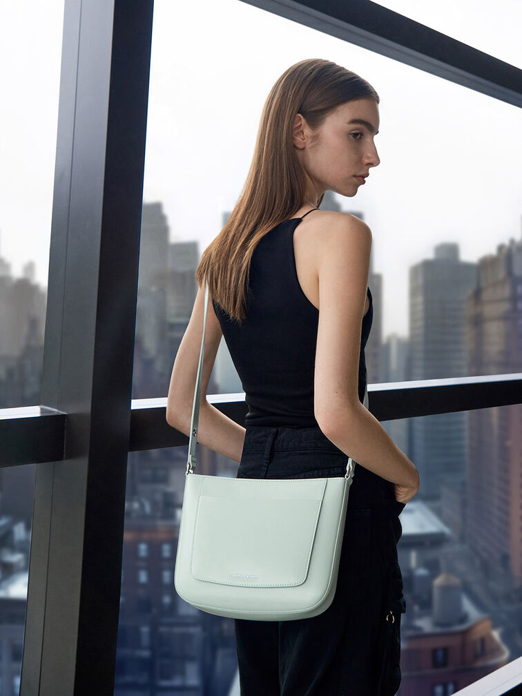 Irie Shoulder Bag, Sage Green, hi-res