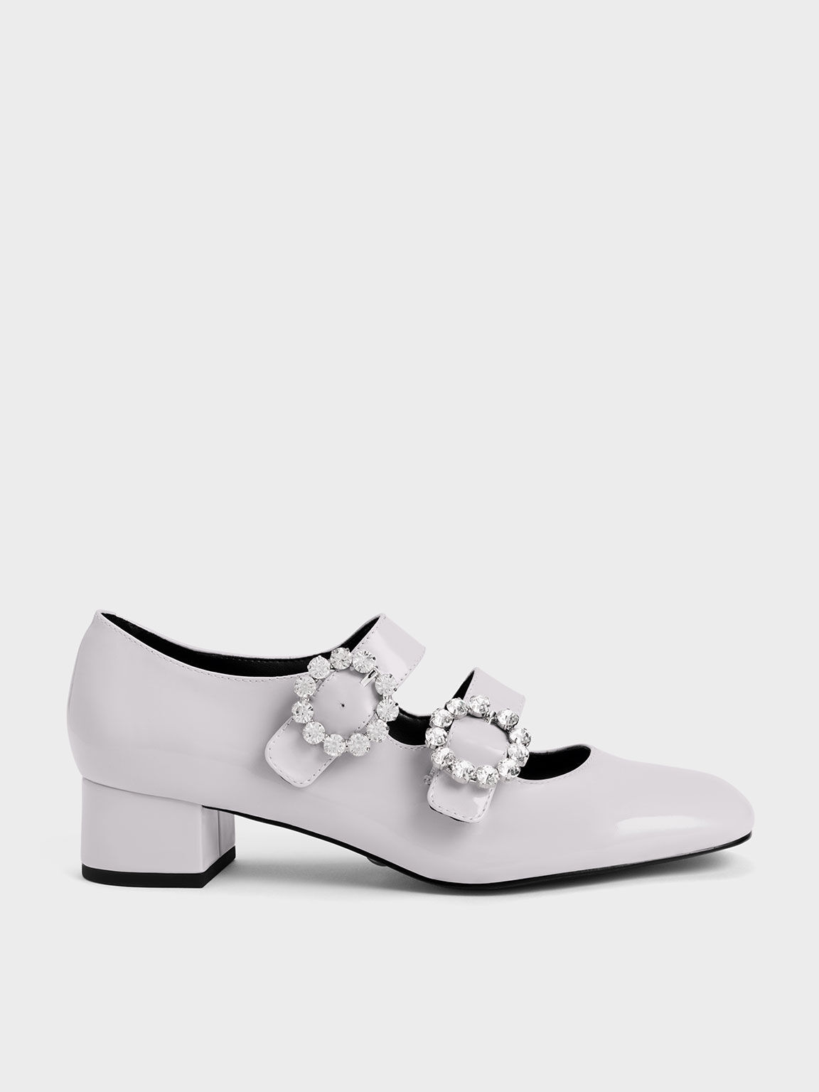 Patent buckle shoes sales