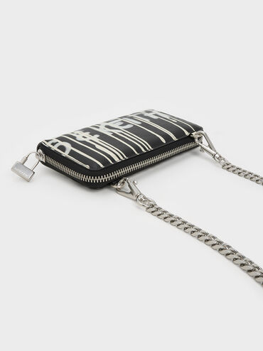 Swing Graffiti-Print Long Wallet, Multi, hi-res