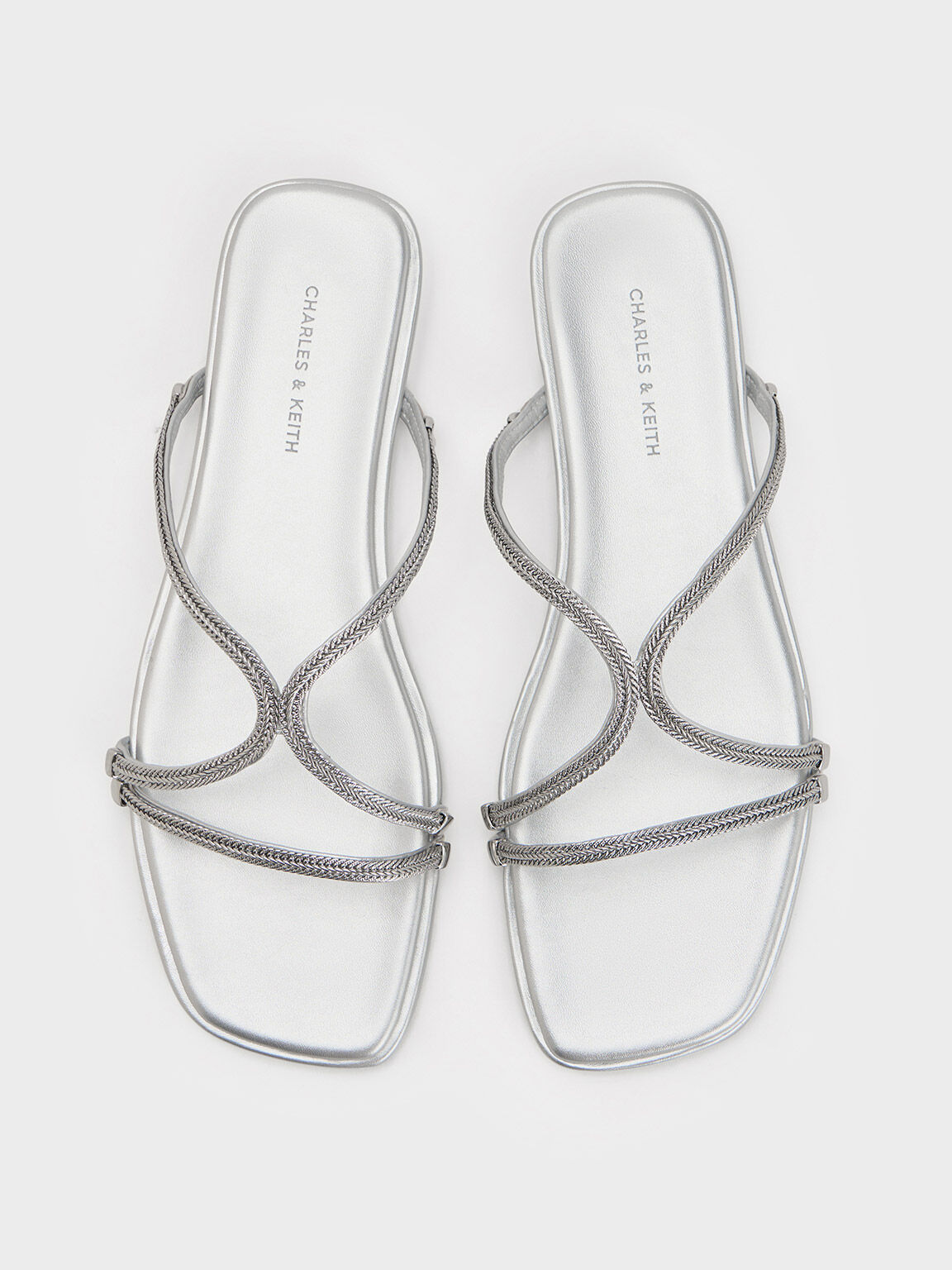 Black and silver strappy sandals new arrivals