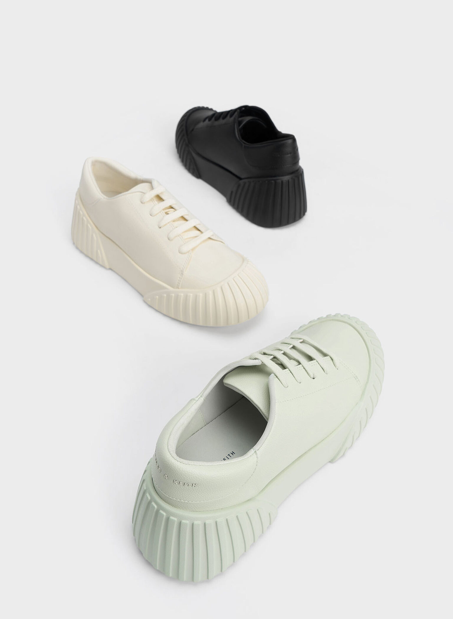 Adrian Chunky Sole Sneakers, Chalk, hi-res
