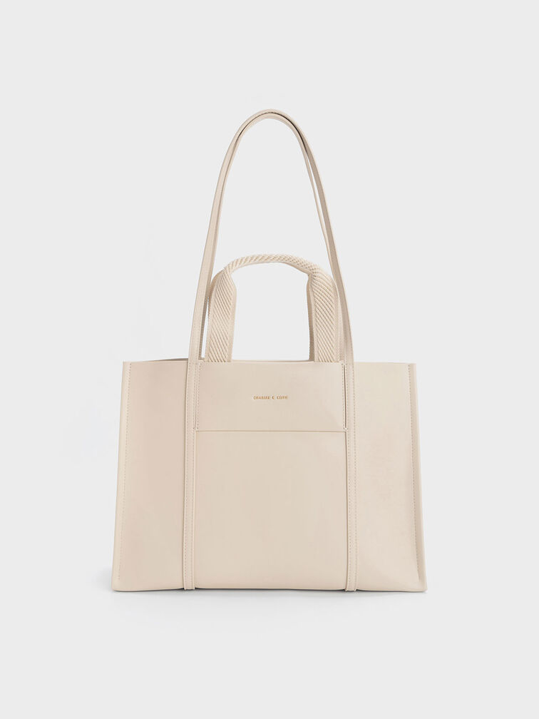 Shalia Tote Bag, Beige, hi-res