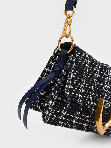Gabine Tweed Shoulder Bag, Multi, hi-res