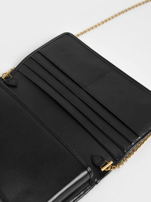 Long Wallet, Black, hi-res