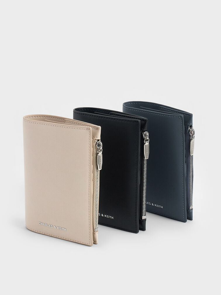 Noelle Passport Holder, Navy, hi-res