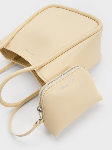 Mini Lyla Tubular Tote Bag, Butter Yellow, hi-res