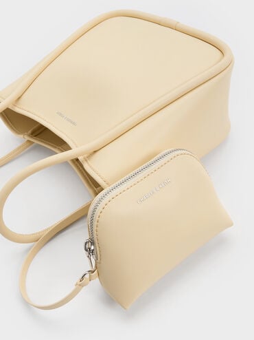 Mini Lyla Tubular Tote Bag, Butter Yellow, hi-res