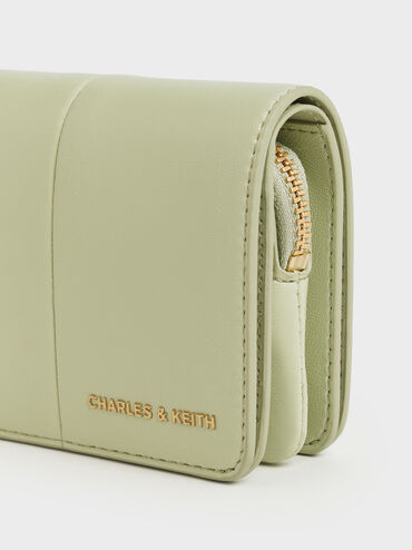 Simone Small Wallet, Matcha Green, hi-res