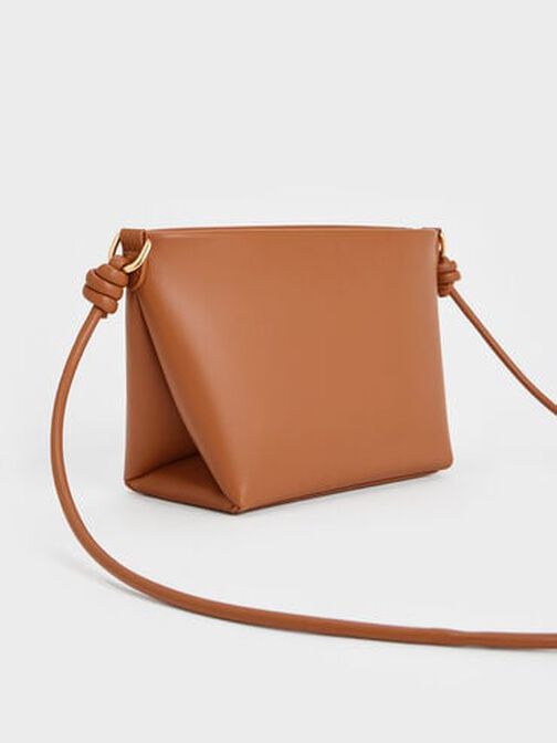 Midori Geometric Crossbody Bag, Tan, hi-res