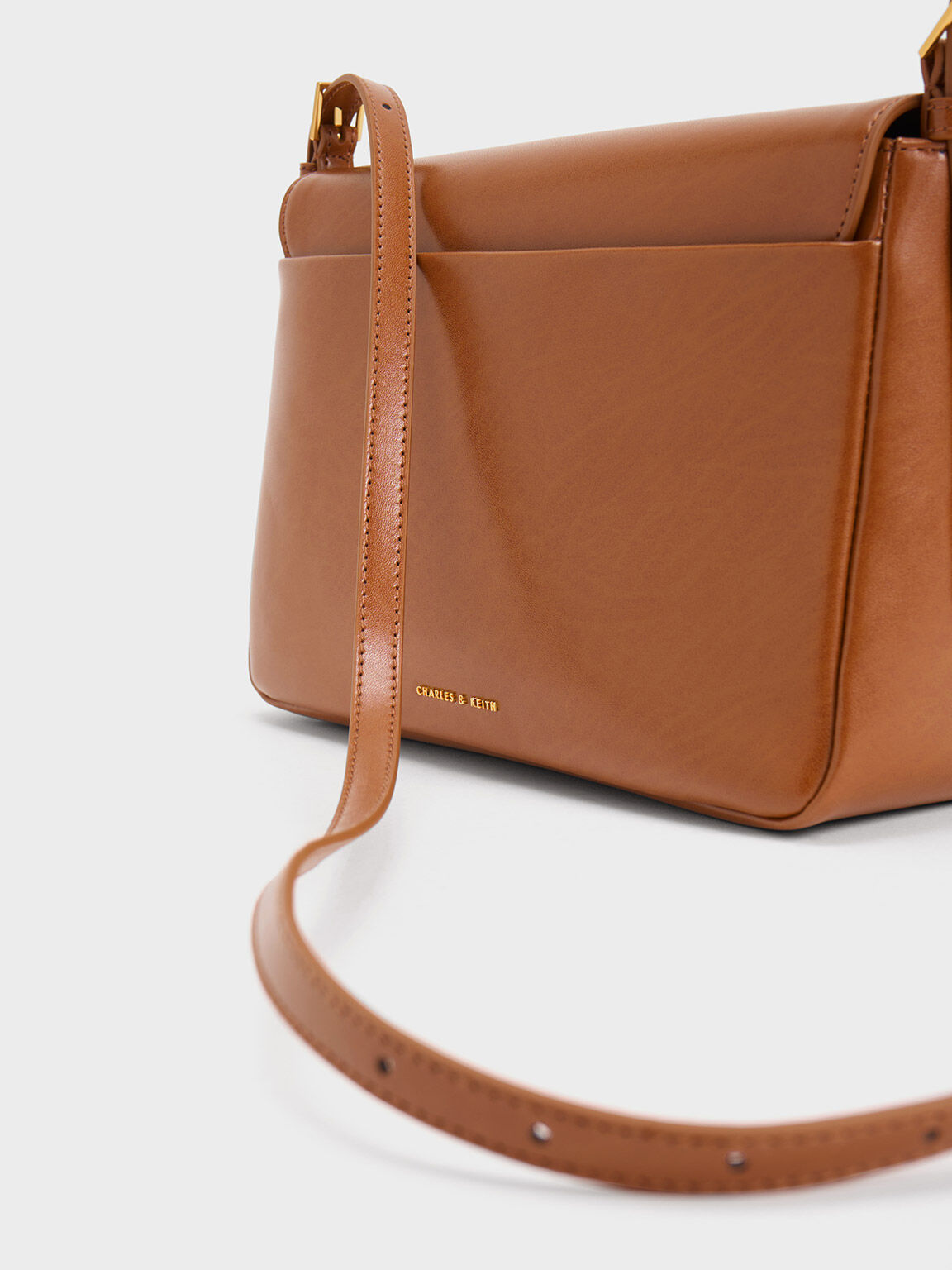 ホット商品 Bag Trapeze Belted Daki Choco - International KEITH & CHARLES アクセサリー