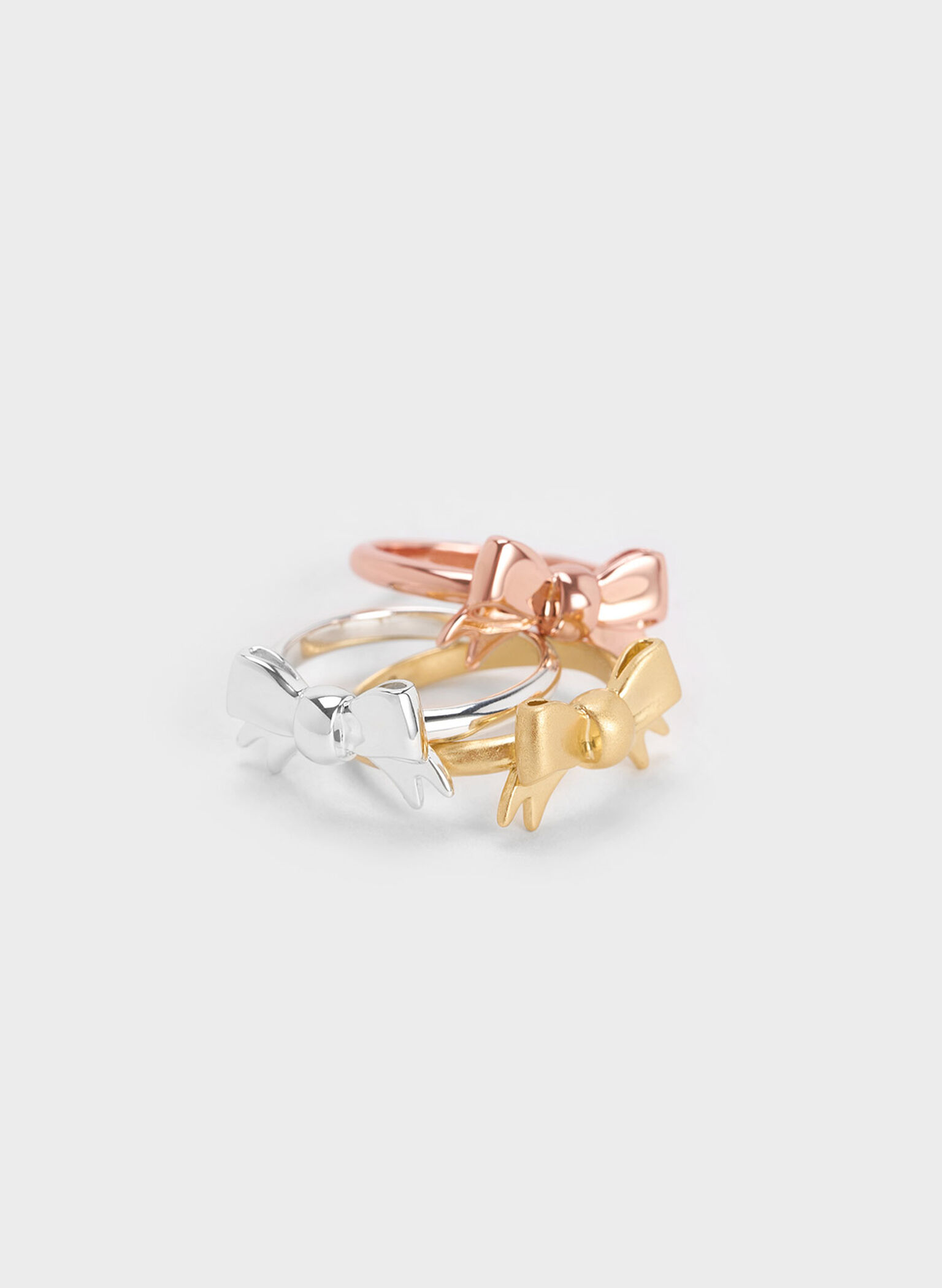 Paige Ribbon Ring, Silver, hi-res
