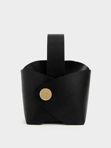 Mini Bucket Bag, Black, hi-res